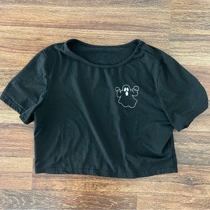 X Large Crop Ghost T-shirt